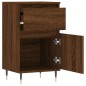vidaXL Aparador madera de ingeniería marrón roble 40x35x70 cm vidaXL Aparador madera de ingeniería marrón roble 40x35x70 cm