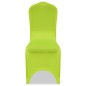 vidaXL Funda de silla elástica 4 unidades verde vidaXL Funda de silla elástica 4 unidades verde
