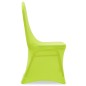 vidaXL Funda de silla elástica 4 unidades verde vidaXL Funda de silla elástica 4 unidades verde