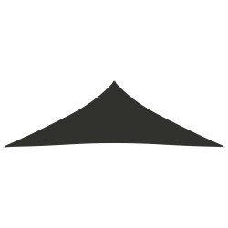vidaXL Toldo de vela triangular tela Oxford gris antracita 3x3x4,24 m