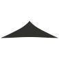 vidaXL Toldo de vela triangular tela Oxford gris antracita 3x3x4,24 m