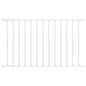 vidaXL Panel de valla con acero recubrimiento polvo blanco 1,7x1,25m vidaXL Panel de valla con acero recubrimiento polvo blanco 1,7x1,25m