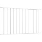 vidaXL Panel de valla con acero recubrimiento polvo blanco 1,7x1,25m vidaXL Panel de valla con acero recubrimiento polvo blanco 1,7x1,25m