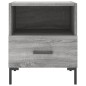 vidaXL Mesita de noche madera de ingeniería gris Sonoma 40x35x47,5 cm vidaXL Mesita de noche madera de ingeniería gris Sonoma 40x35x47,5 cm