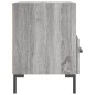 vidaXL Mesita de noche madera de ingeniería gris Sonoma 40x35x47,5 cm vidaXL Mesita de noche madera de ingeniería gris Sonoma 40x35x47,5 cm
