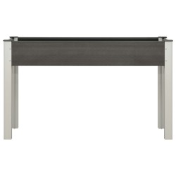 vidaXL Mesa de cultivo para jardín WPC gris 125x40x75 cm