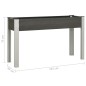 vidaXL Mesa de cultivo para jardín WPC gris 125x40x75 cm vidaXL Mesa de cultivo para jardín WPC gris 125x40x75 cm