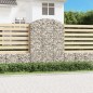vidaXL Cesta gaviones forma arco hierro galvanizado 150x30x200/220 cm vidaXL Cesta gaviones forma arco hierro galvanizado 150x30x200/220 cm