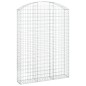 vidaXL Cesta gaviones forma arco hierro galvanizado 150x30x200/220 cm vidaXL Cesta gaviones forma arco hierro galvanizado 150x30x200/220 cm