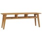 vidaXL Mueble para TV madera maciza de teca 120x35x45 cm