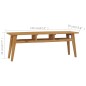vidaXL Mueble para TV madera maciza de teca 120x35x45 cm
