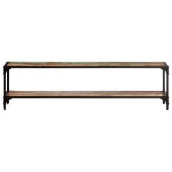 vidaXL Mueble de TV 150x30x40 cm madera maciza reciclada 