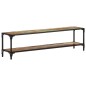 vidaXL Mueble de TV 150x30x40 cm madera maciza reciclada 