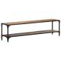 vidaXL Mueble de TV 150x30x40 cm madera maciza reciclada 