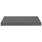 vidaXL Estante flotante de pared MDF gris brillo 50x23x3,8 cm vidaXL Estante flotante de pared MDF gris brillo 50x23x3,8 cm