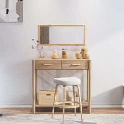 vidaXL Mesa consola de madera contrachapada 82x38x75 cm