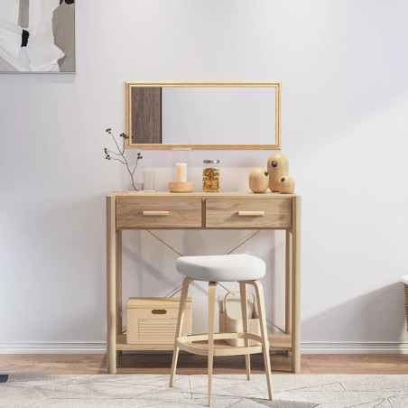 vidaXL Mesa consola de madera contrachapada 82x38x75 cm