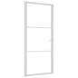 vidaXL Puerta interior vidrio EGS y aluminio blanco 93x201,5 cm vidaXL Puerta interior vidrio EGS y aluminio blanco 93x201,5 cm