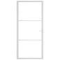 vidaXL Puerta interior vidrio EGS y aluminio blanco 93x201,5 cm vidaXL Puerta interior vidrio EGS y aluminio blanco 93x201,5 cm