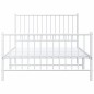 vidaXL Estructura cama metal con cabecero y pie cama blanca 107x203 cm vidaXL Estructura cama metal con cabecero y pie cama blanca 107x203 cm