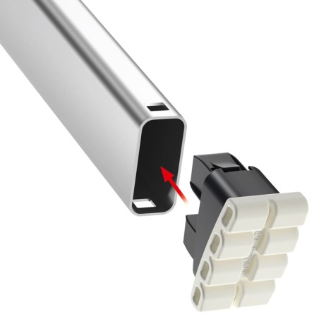 Hailo Pata de repuesto de apoyo de escalera EasyClix Living L 9947-001 