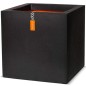 Capi Jardinera cuadrada Urban Smooth negra 30x30x30 cm KBL902 Capi Jardinera cuadrada Urban Smooth negra 30x30x30 cm KBL902