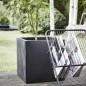 Capi Jardinera cuadrada Urban Smooth negra 30x30x30 cm KBL902 Capi Jardinera cuadrada Urban Smooth negra 30x30x30 cm KBL902