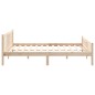 vidaXL Estructura de cama madera maciza 150x200 cm vidaXL Estructura de cama madera maciza 150x200 cm
