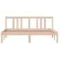 vidaXL Estructura de cama madera maciza 150x200 cm vidaXL Estructura de cama madera maciza 150x200 cm