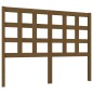 vidaXL Cabecero de cama madera maciza pino marrón miel 125,5x4x100 cm vidaXL Cabecero de cama madera maciza pino marrón miel 125,5x4x100 cm