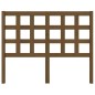 vidaXL Cabecero de cama madera maciza pino marrón miel 125,5x4x100 cm vidaXL Cabecero de cama madera maciza pino marrón miel 125,5x4x100 cm