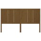 vidaXL Cabecero de cama madera maciza de pino marrón miel 205x4x100 cm vidaXL Cabecero de cama madera maciza de pino marrón miel 205x4x100 cm