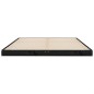 vidaXL Estructura de cama doble madera maciza pino negro 135x190 cm