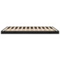 vidaXL Estructura de cama doble madera maciza pino negro 135x190 cm