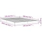 vidaXL Estructura de cama doble madera maciza pino negro 135x190 cm