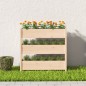 vidaXL Jardinera de madera maciza de pino 112x25x104,5 cm vidaXL Jardinera de madera maciza de pino 112x25x104,5 cm