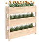 vidaXL Jardinera de madera maciza de pino 112x25x104,5 cm vidaXL Jardinera de madera maciza de pino 112x25x104,5 cm