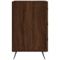 vidaXL Mesita de noche madera de ingeniería marrón roble 40x40x66 cm vidaXL Mesita de noche madera de ingeniería marrón roble 40x40x66 cm