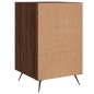 vidaXL Mesita de noche madera de ingeniería marrón roble 40x40x66 cm vidaXL Mesita de noche madera de ingeniería marrón roble 40x40x66 cm