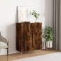 vidaXL Aparador de madera de ingeniería roble ahumado 69,5x34x90 cm vidaXL Aparador de madera de ingeniería roble ahumado 69,5x34x90 cm