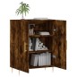 vidaXL Aparador de madera de ingeniería roble ahumado 69,5x34x90 cm vidaXL Aparador de madera de ingeniería roble ahumado 69,5x34x90 cm