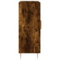 vidaXL Aparador de madera de ingeniería roble ahumado 69,5x34x90 cm vidaXL Aparador de madera de ingeniería roble ahumado 69,5x34x90 cm