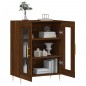 vidaXL Aparador de madera de ingeniería marrón roble 69,5x34x90 cm