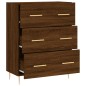 vidaXL Aparador de madera de ingeniería marrón roble 69,5x34x90 cm vidaXL Aparador de madera de ingeniería marrón roble 69,5x34x90 cm