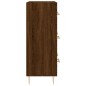 vidaXL Aparador de madera de ingeniería marrón roble 69,5x34x90 cm vidaXL Aparador de madera de ingeniería marrón roble 69,5x34x90 cm