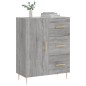 vidaXL Aparador de madera de ingeniería gris Sonoma 69,5x34x90 cm vidaXL Aparador de madera de ingeniería gris Sonoma 69,5x34x90 cm
