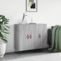 vidaXL Aparador de madera de ingeniería gris Sonoma 90x34x80 cm vidaXL Aparador de madera de ingeniería gris Sonoma 90x34x80 cm
