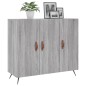 vidaXL Aparador de madera de ingeniería gris Sonoma 90x34x80 cm vidaXL Aparador de madera de ingeniería gris Sonoma 90x34x80 cm