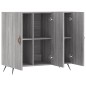 vidaXL Aparador de madera de ingeniería gris Sonoma 90x34x80 cm vidaXL Aparador de madera de ingeniería gris Sonoma 90x34x80 cm