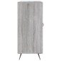 vidaXL Aparador de madera de ingeniería gris Sonoma 90x34x80 cm vidaXL Aparador de madera de ingeniería gris Sonoma 90x34x80 cm